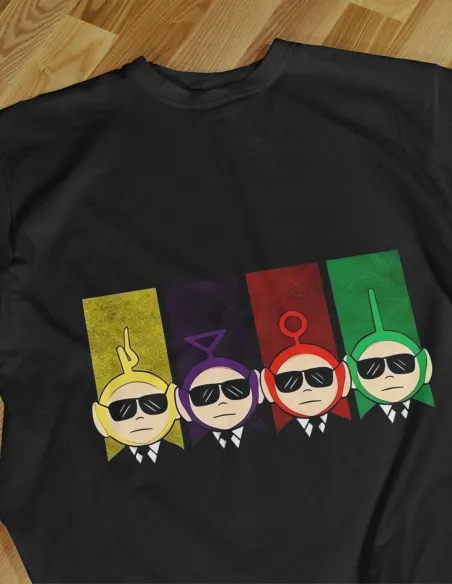 Camiseta Negra Series Unisex