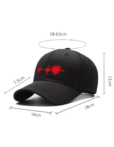 Gorra Bordada con Corazón
