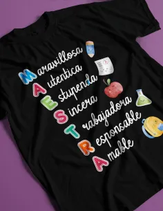 Camiseta Maestra Maravillosa