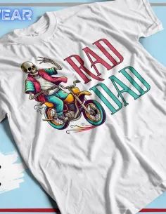 Camiseta Rad Dad divertida y moderna para padres con estilo – Regalo Día del Padre