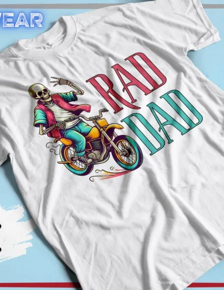 Camiseta Rad Dad divertida y moderna para padres con estilo – Regalo Día del Padre