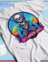 Camiseta Gamer Dad divertida y cómoda – Regalo Día del Padre para papás gamers