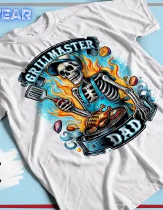 Camiseta GrillMaster Dad cómoda y divertida – Regalo ideal para papás parrilleros