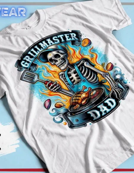 Camiseta GrillMaster Dad cómoda y divertida – Regalo ideal para papás parrilleros
