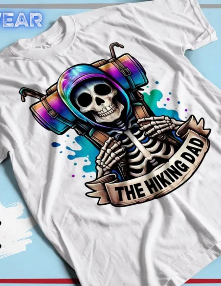 Camiseta The Hiking Dad – camiseta para papás senderistas, regalo Día del Padre caminata