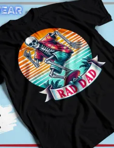 Camiseta Rad Dad divertida y moderna para padres con estilo – Regalo Día del Padre 2