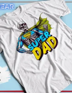 Camiseta Super Dad con diseño exclusivo para papás héroes