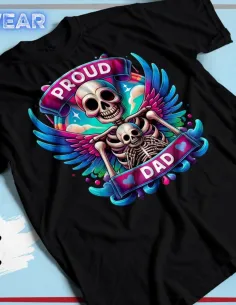 Camiseta Proud Dad con diseño exclusivo para papás orgullosos