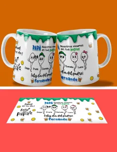 Taza Espermatozoides Papá divertida y original para el Día del Padre
