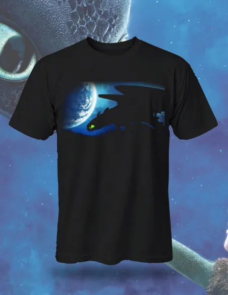 Camiseta Cómo entrenar a tu dragón diseño frontal