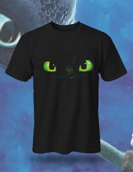 Camiseta Cómo entrenar a tu dragón diseño frontal