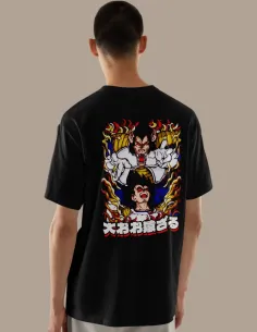 Camiseta DragonBallZ Vegeta Kakarotto con diseño anime Saiyajin – MiscaPrint 2