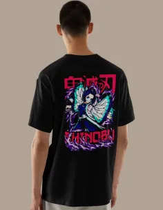 Camiseta Pilar del Insecto con mariposas y detalles suaves – Kimetsu no Yaiba 2