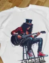 Detalle del estampado DTF semitono Guns N' Roses