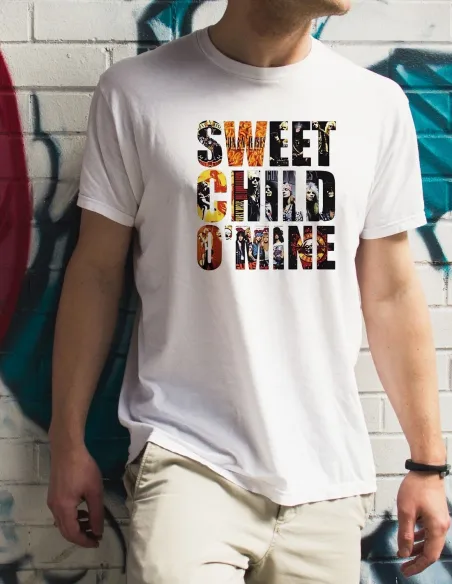 Camiseta Guns N' Roses canción Sweet Child
