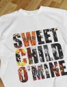 Estampado DTF Sweet Child O'Mine detalle