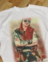 Camiseta Guns N' Roses Axl Rose blanca