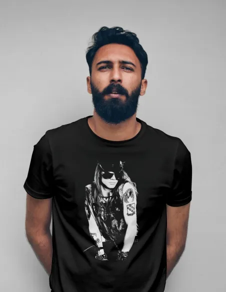 Camiseta DTF Axl Rose detalle