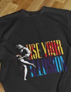 Camiseta Guns N' Roses Use Your Illusion negra