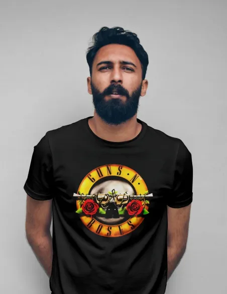 Camiseta rock DTF semitono