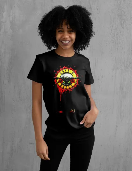 Camiseta algodón estilo rebelde