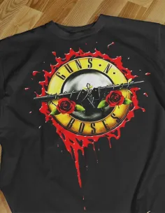 Camiseta Guns N' Roses negra