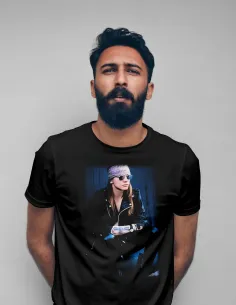 Camiseta Guns N' Roses Axl Rose Negra 2