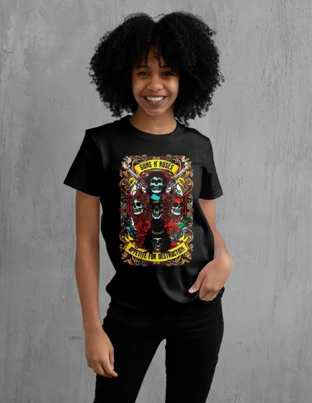 Camiseta algodón diseño icónico