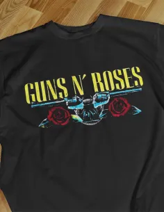 Camiseta Guns N' Roses negra