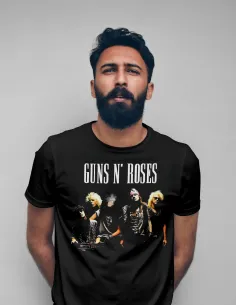Camiseta Guns N' Roses La Banda negra 2