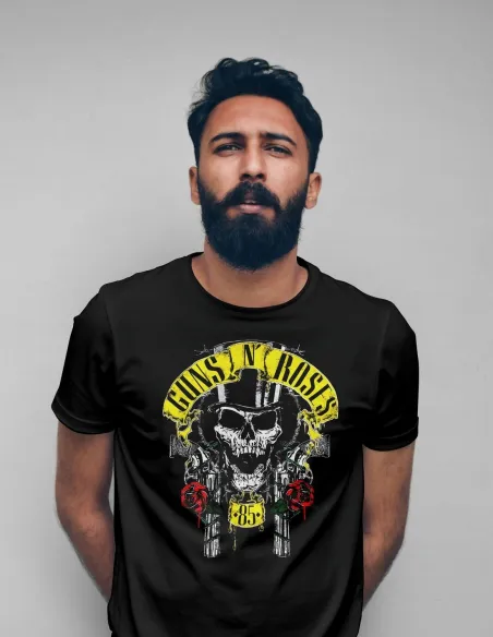 Camiseta rock clásica años 80