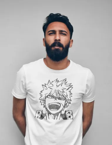 Camiseta Bordada Katsuki Bakugo