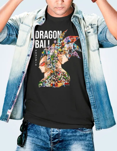 Camiseta Dragon Ball Z algodón 170g para fans del anime