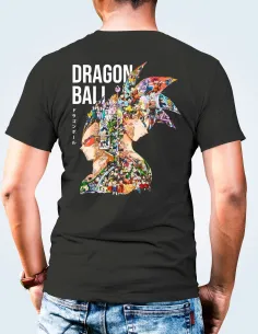 Camiseta Dragon Ball Z diseño DTF Semitono 2
