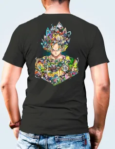Camiseta Dragon Ball Z diseño DTF Semitono 2