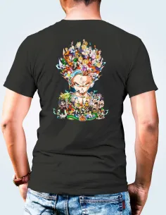 Camiseta Dragon Ball Z diseño DTF Semitono 2