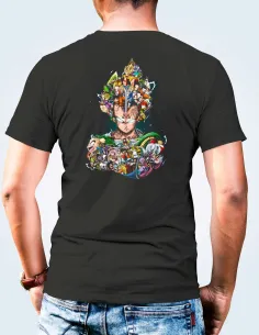 Camiseta Dragon Ball Z diseño DTF Semitono 2