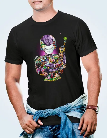 Camiseta Dragon Ball Z diseño DTF Semitono