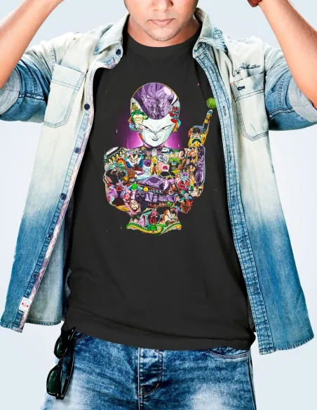 Camiseta Dragon Ball Z diseño DTF Semitono