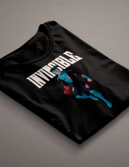 Camiseta Marvel Invincible con diseño DTF semitono en algodón 100%