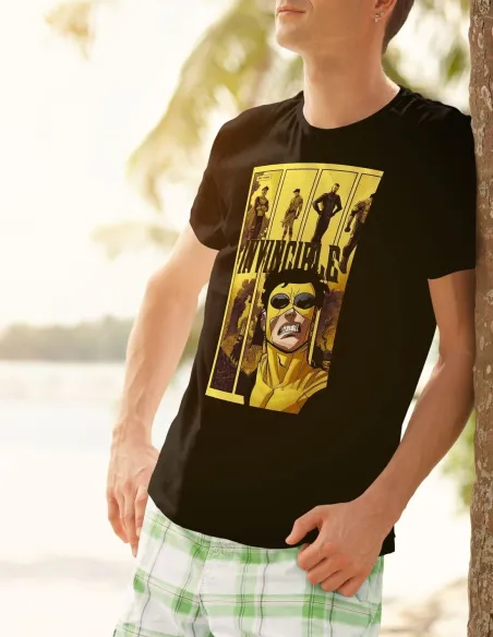 Camiseta Marvel Invincible con diseño DTF semitono en algodón 100%