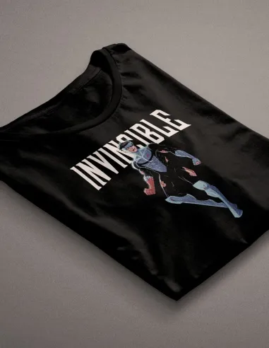 Camiseta Marvel Invincible con diseño DTF semitono en algodón 100%