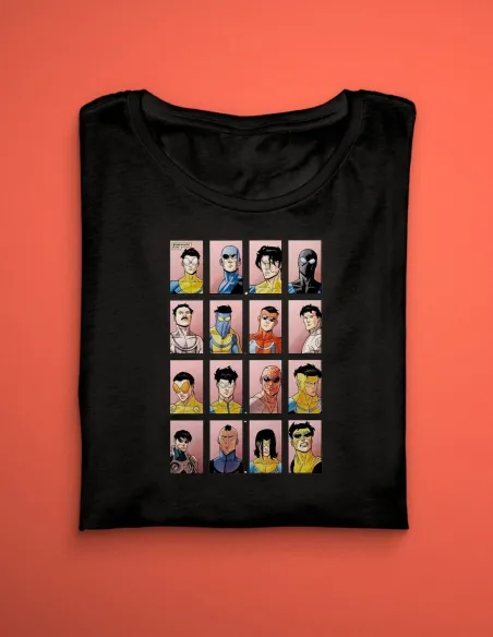 Camiseta Marvel Invincible con diseño DTF semitono en algodón 100%