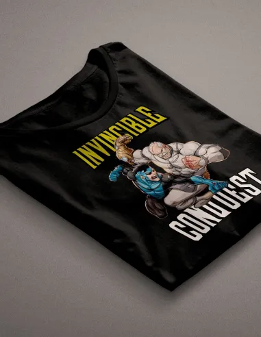 Camiseta Marvel Invincible con diseño DTF semitono en algodón 100%