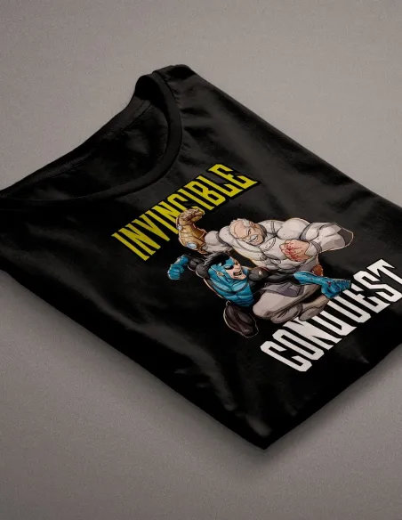 Camiseta Marvel Invincible con diseño DTF semitono en algodón 100%