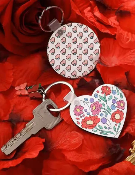 Llavero Madera Sublimable Personalizado formas variadas