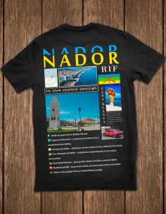 Camiseta Nador Rif Unisex diseño DTF semitono