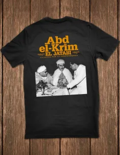 Camiseta Abd-el-Krim El Jatabi con bandera rifeña bordada