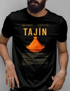 Camiseta Tajín Marroquí con diseño DTF y algodón 100%