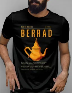 Camiseta Berrad Marroquí – Camiseta 100% algodón con diseño DTF de alta calidad